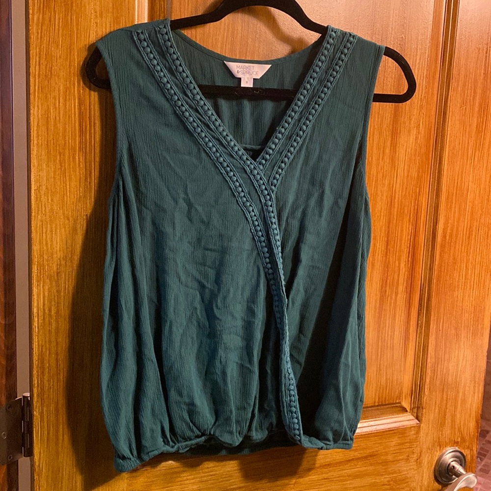 It’s a great dark green and great to wear with shorts or slacks to work